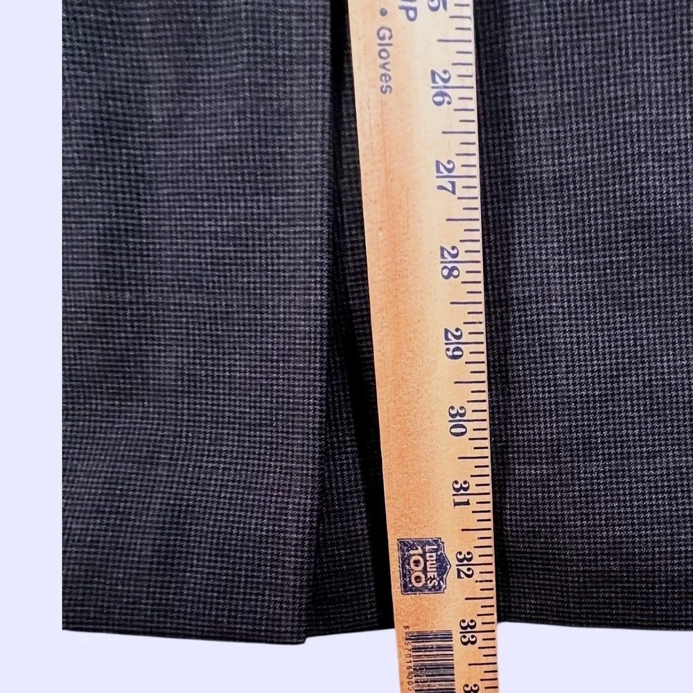 Jos A Bank Blue/Gray Black Hue Puppytooth 100% Wool Blazer Sport Coat Jacket 48R
